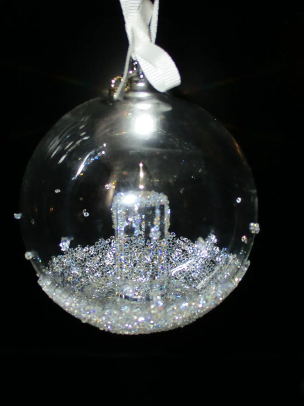 3 Swarovski Crystal Annual Christmas  Ball Ornaments  2022 -2023-2024 in box